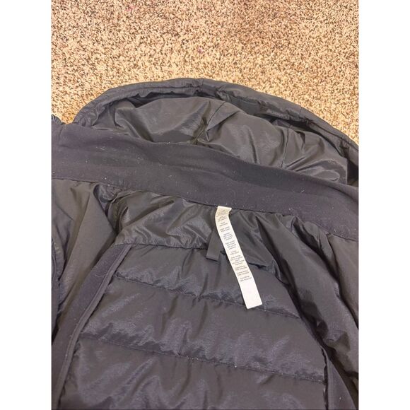 Lululemon Down For It All Black Nylon Hooded Zip Up Puffer Jacket Size 4 - Picture 8 of 11